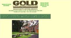 Desktop Screenshot of goldlandscaping.com